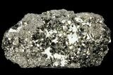 Gleaming Pyrite Crystal Cluster - Peru #94357-1